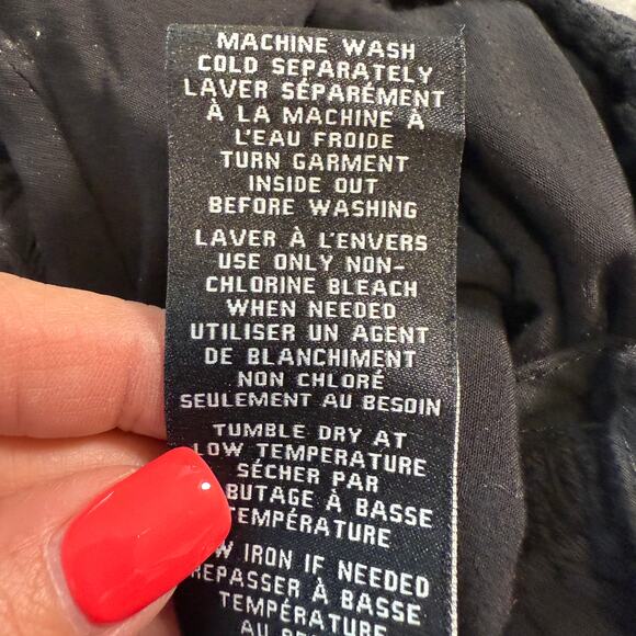 Women's 7 For All Mankind Black Eyelet Short Sleeve Tie Front Dress Size Small - Picture 7 of 10